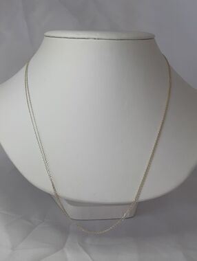 Extra Long Double Strand Sterling Silver Chain Necklace